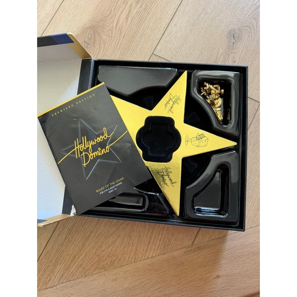 Vintage Parker Brothers Hollywood Domino Premiere Edition Game Set w/ Case - Picture 4 of 6